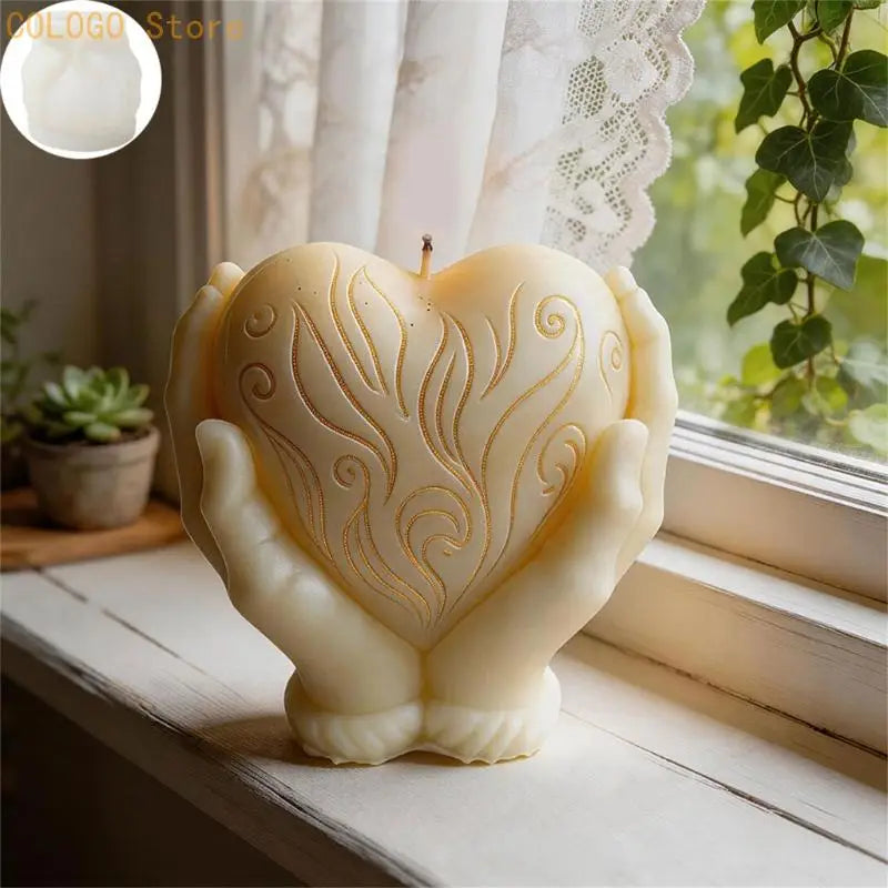 Heart Form Table Styling Home Display Use D0LD Qme