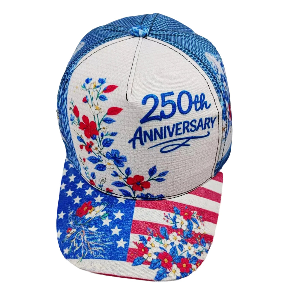 250th American Anniversary Commemorative Cap Retro Fashion Unisex Sun Visors Hat Casual Running Hiking Baseball Cap Qme