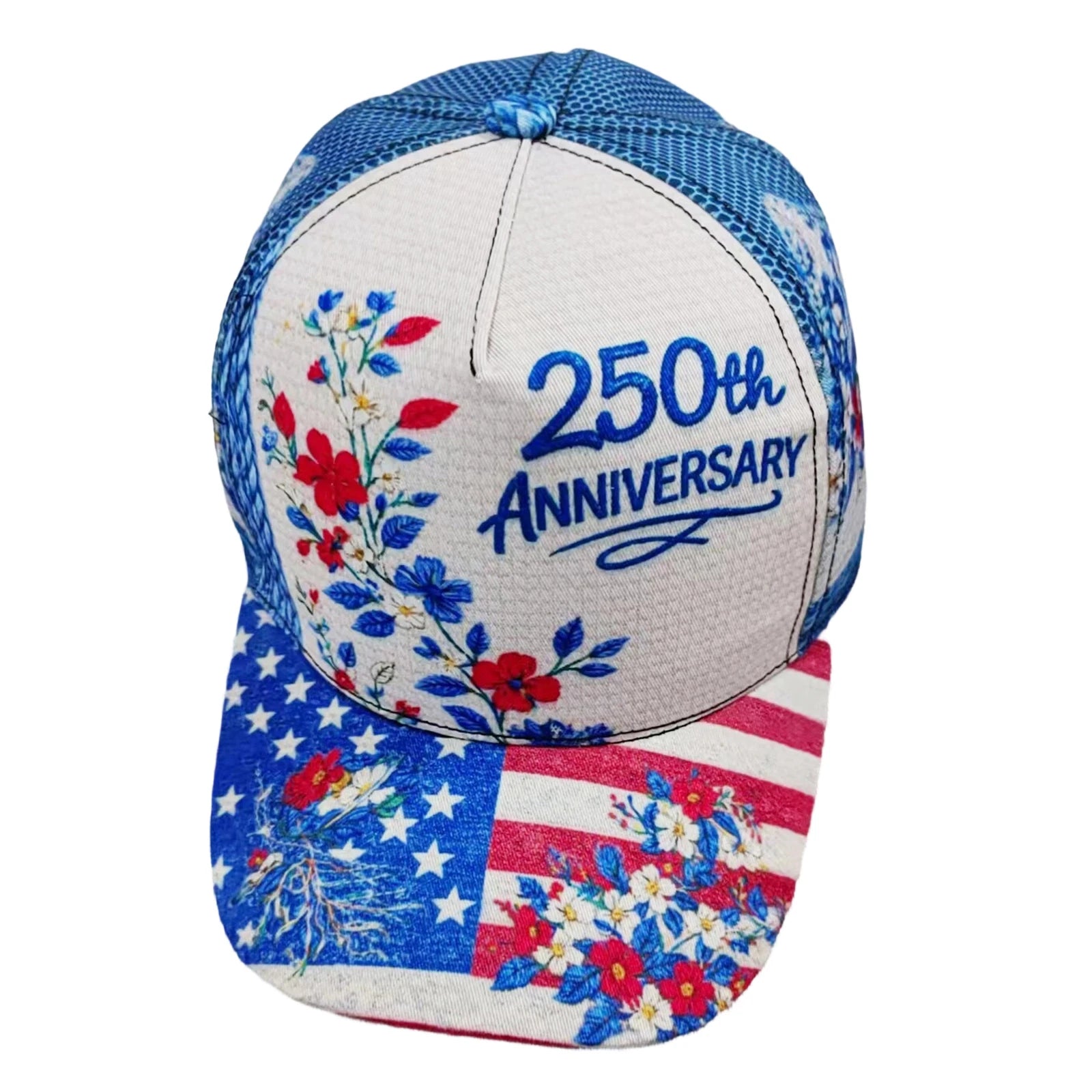 250th American Anniversary Commemorative Cap Retro Fashion Unisex Sun Visors Hat Casual Running Hiking Baseball Cap Qme