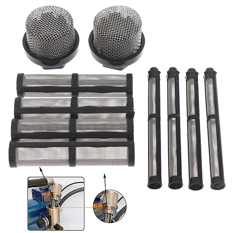 1Set 246384 287032 Airless Spray Filter Screen Kit Filter Element For Graco 390 395 490 495 595 695 Sprayers Replacement Parts Qme