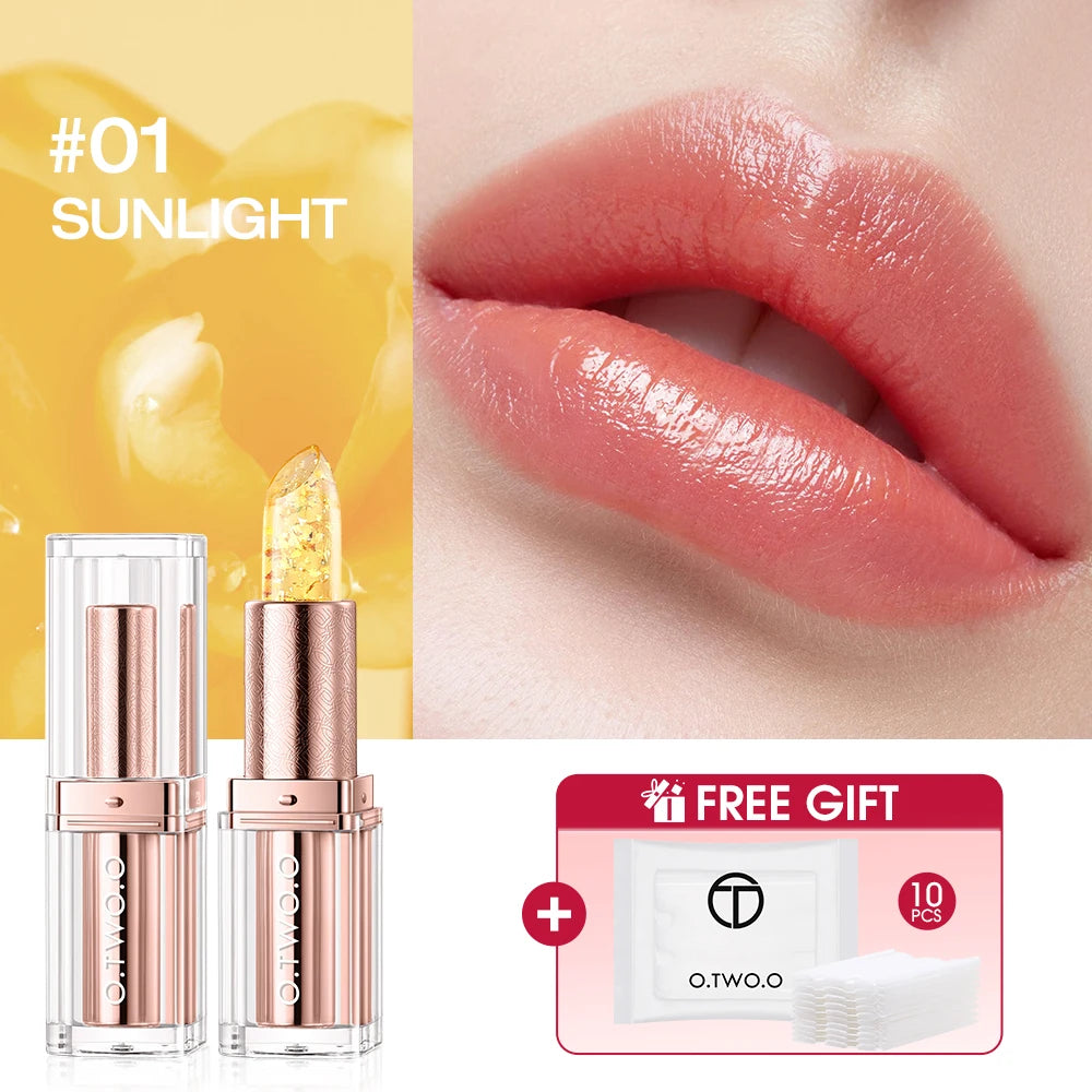 O TWO Lipstick Lip Gloss Balm Changing Transferproof Long Lasting Qme 01 Sunlight China Mainland