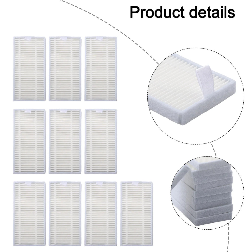 4/10Pcs Hepa Filter For BObsweep For Dustin / For Orb-I Vacuum Cleaner Accessories Replacement Filter Qme