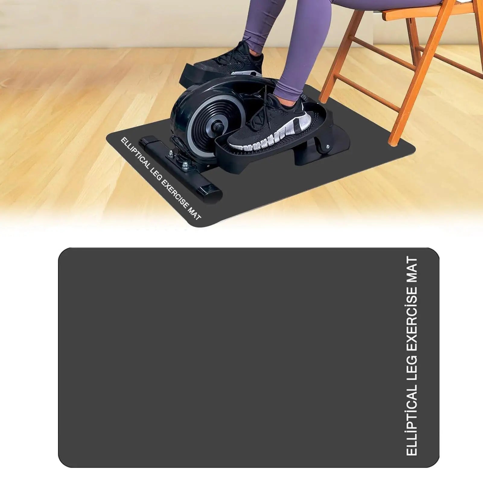 Leg Exerciser Machine Non Slip Mat Protective Trainer Exercise Home Qme