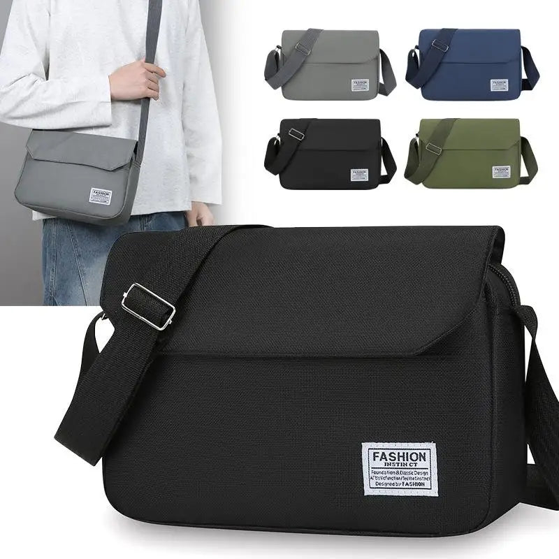 Men's Small Bag Shoulder Trendy Diagonal Backpack Chest Lightweight Qme