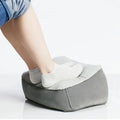 Inflatable Footrest Pillow PVC Foot Rest Air Pillow Cushion For Travel Office Home Leg Up Relaxing Feet Tools Under Desk Qme gray