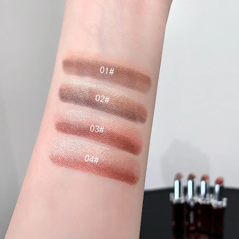 Three Gradient Pearlescent Eye Shadow Stick GEGE BEAR Qme