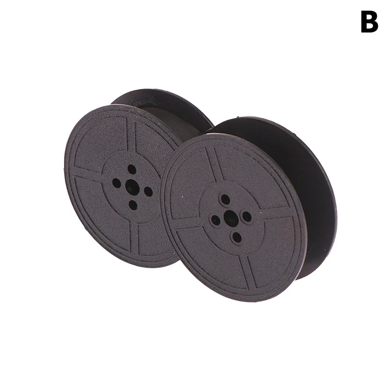 Typewriter Ribbon Twin Spool Black Replacement Most Qme B