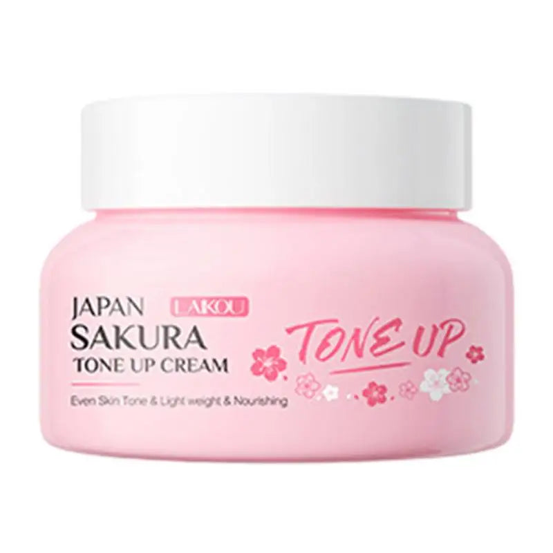 Cherry Blossom Moisturizer Brightening Tone Up Cream Sakura Serum Qme