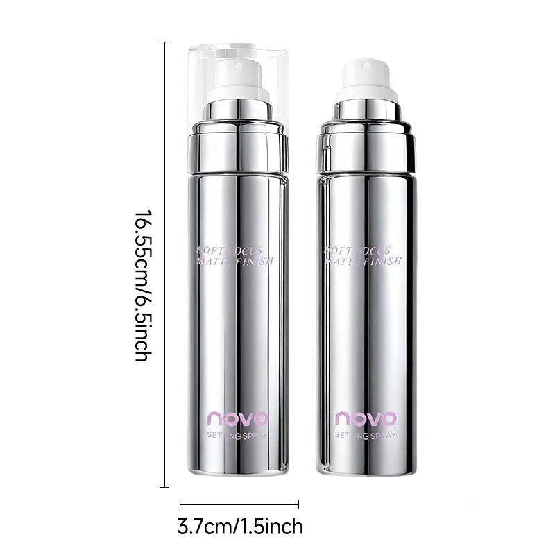 Long-Lasting Setting Spray With Hyaluronic Acid & White Truffle, Moisturizing, Oil Control, Quick-Drying Qme
