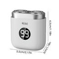 Pocket Electric Shaver Compact USB Charging Men's Beard Trimmer Qme White China Mainland