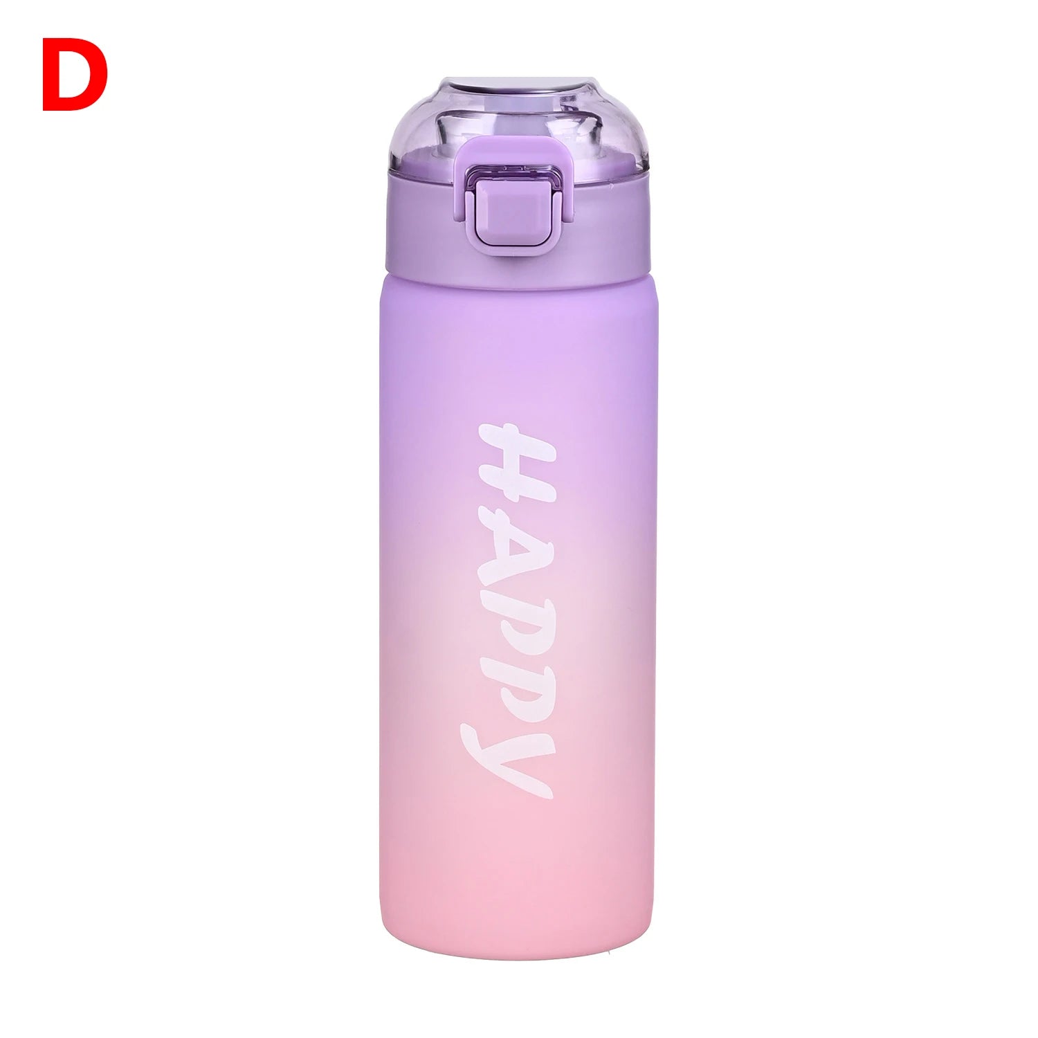 Outdoor Gym Travel Daily Drinking Gradient Sports Water Bottle Large Qme D 650