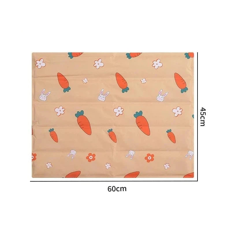 Reusable Pet Cooling Mat Waterproof Gel Pad Dogs Cats Summer Non Qme A11