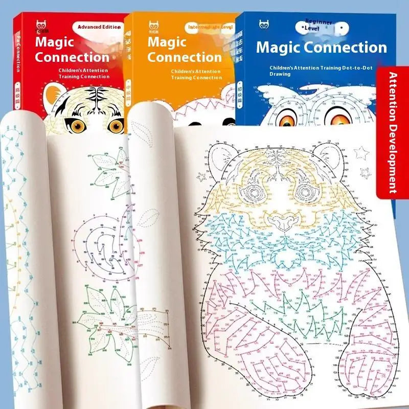 1 2 Focused Training Book Children's Digital Connectivity Coloring 44 Qme