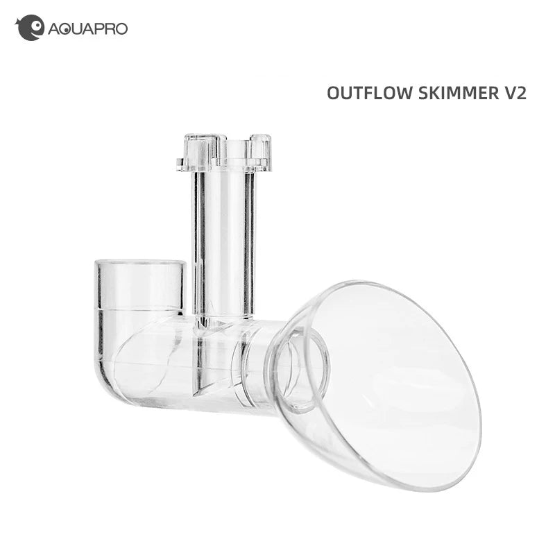 AQUAPRO Outlet Skimmer Fishing Tank Lily Pipe Aquarium Inlet And Outlet Pipes Mini Water Filter Accessories Filtro Akvarium Qme