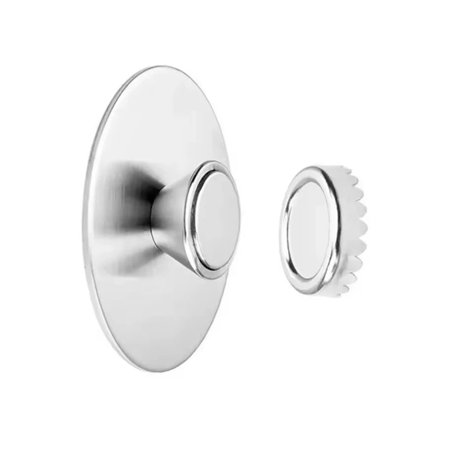 Perforation-free Wall Mounted Magnet Bathroom Magnetic Soap Holder Universal Soap Storage Rack Bathroom Soap Holder supplies Qme