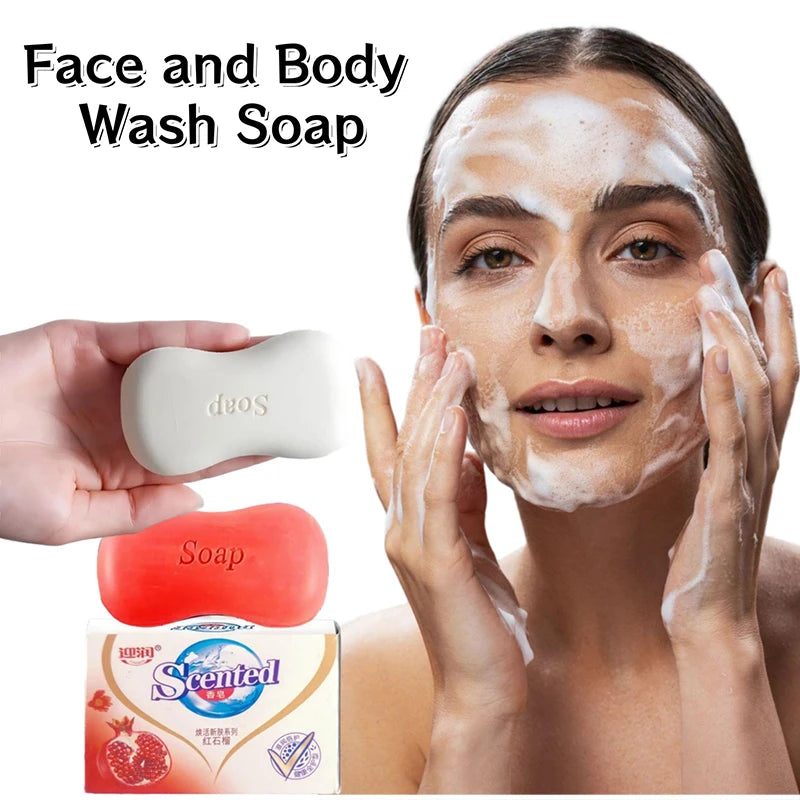 Pomegranate Handmade Moisturizing Soap Deeply Cleanses Care Skin Qme