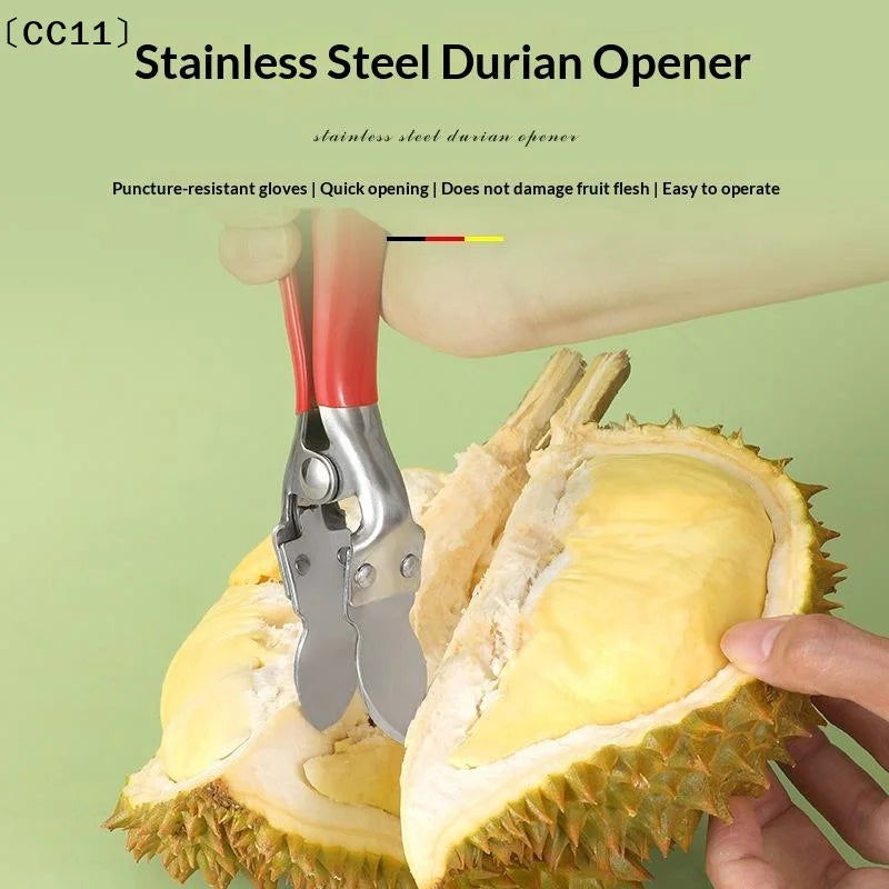 Stainless Steel Non Slip Durian Opener Ideal Choice Home Kitchens Qme