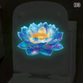 Glow-in-the-dark Toilet Stickers PVC Self-adhesive Removable Wall Qme B3