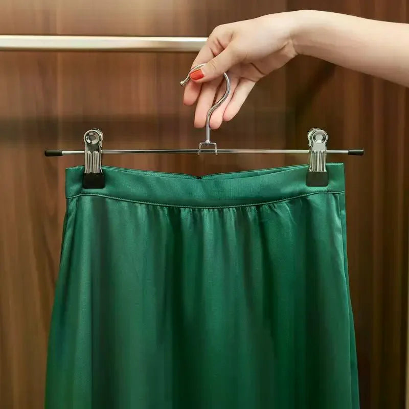 Metal Windproof Hanger Clothes Home Pants Coat Non-slip Drying Qme