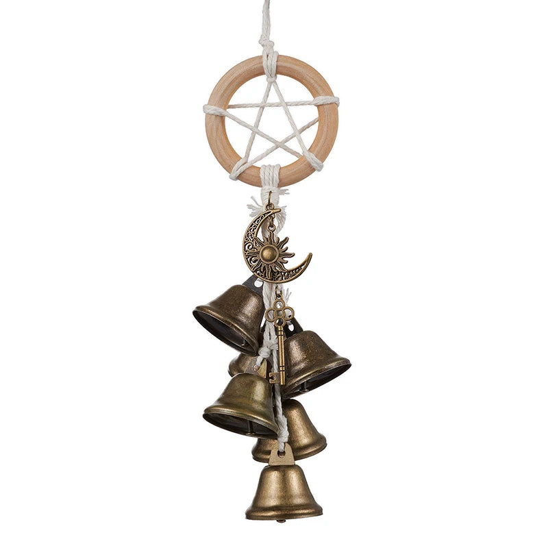 Magic Witch Wind Chimes Bell Hanging Decor Bells Door Protection Qme StyleB