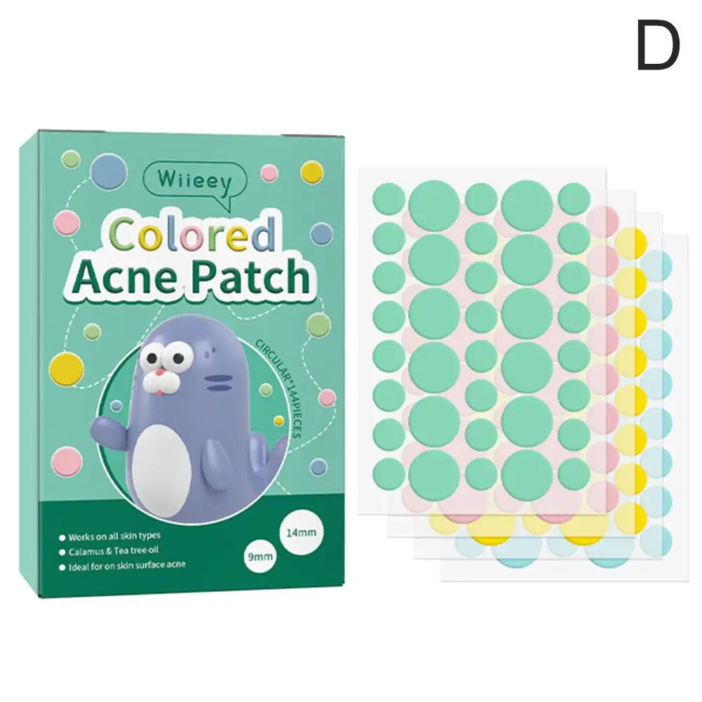 144PCS Star Pimple Patch Acne Colorful Invisible Acne Removal Skin Care Stickers Concealer Face Spot Beauty Makeup Tools Qme D CN