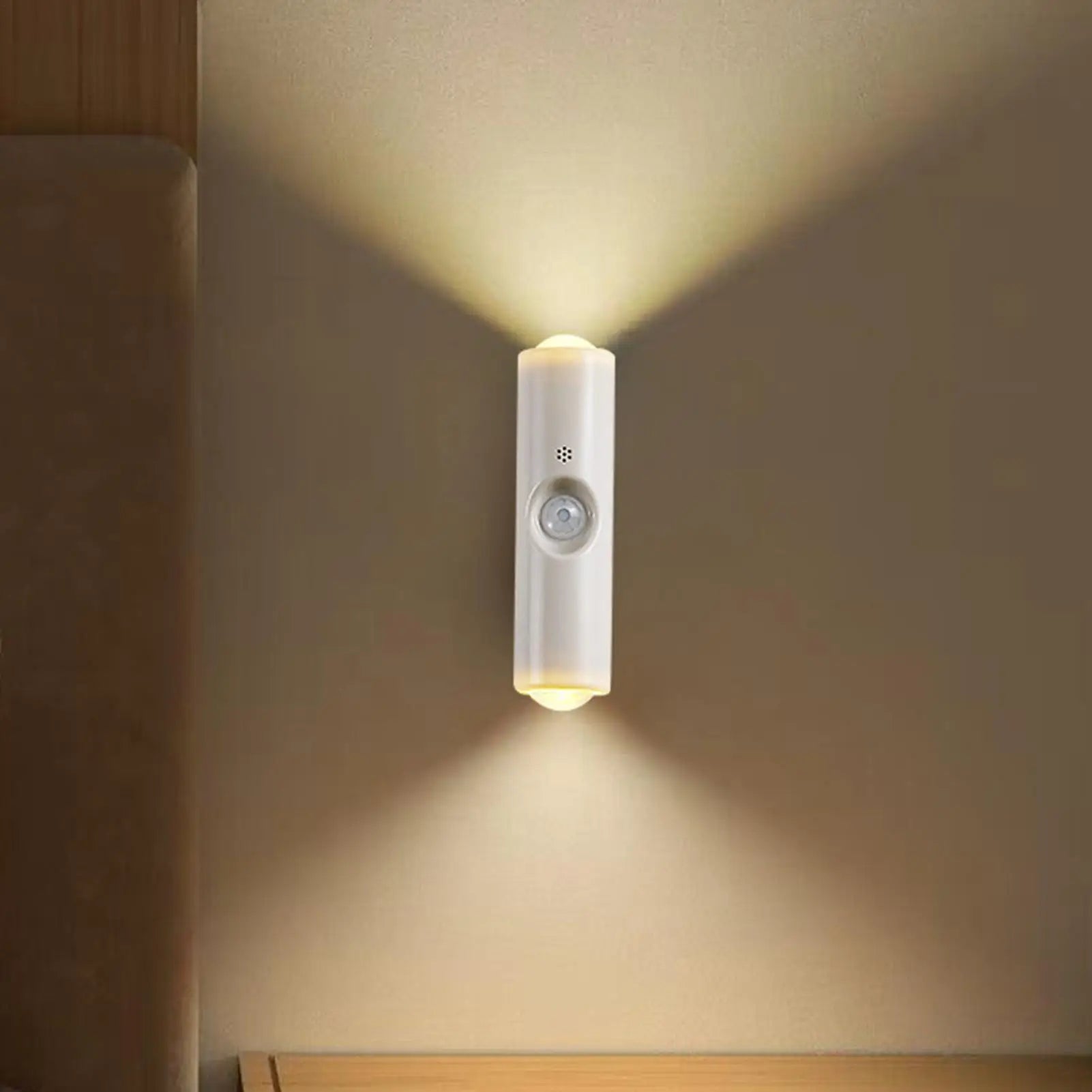 Motion Light Indoor Sleep Friendly Cabinet Lighting Bright Smart Magnetic Cordless Nightlight for Bedroom Kitchen Indoor Under Qme