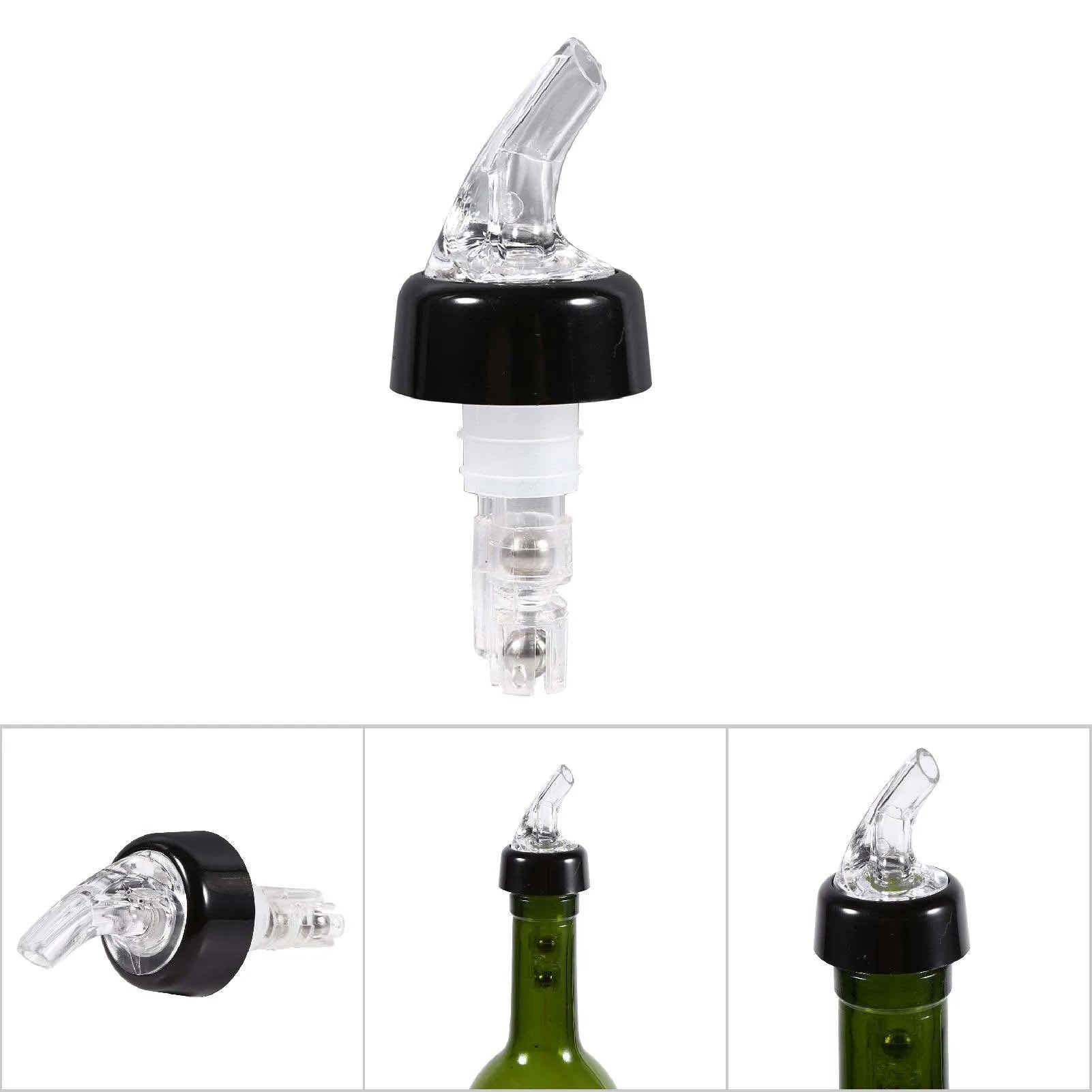 15mL Bottle Pourer Liquor Dispenser Quick Measure Wine Pour Spout for Bar Cocktail Beverage Tools Cocktail Liqour Pourer Qme
