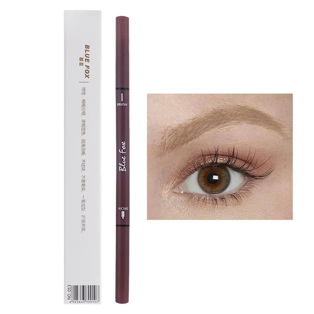 Double Headed Eyebrow Pen Smudge-proof Professional Enhancer Qme pale yellow China Mainland