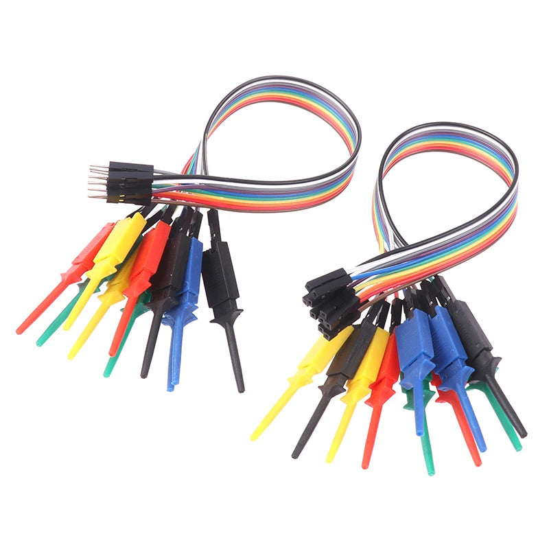 Logic Analyzer Cable Chips Pins Connecting Testing Gripper Probe Test Qme