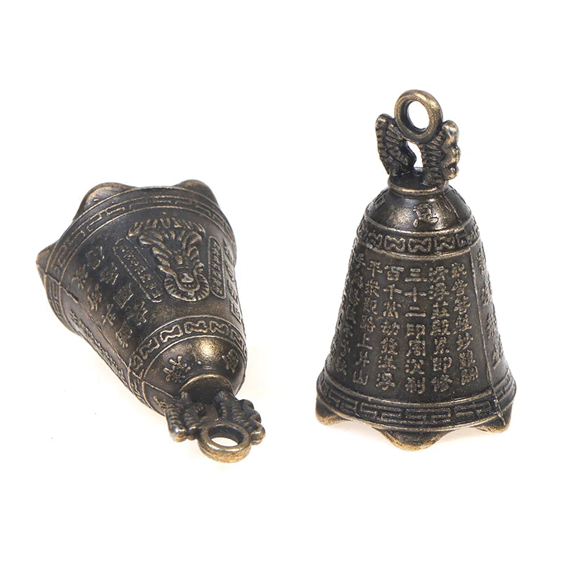 Copper Sculpture Pray Guanyin Bell Antique S Mini Brass Qme