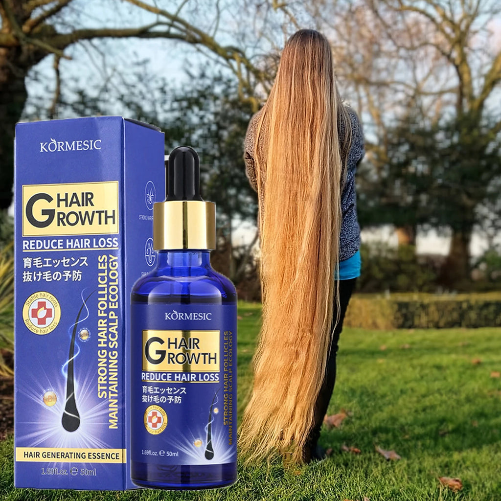 Hair Growth Serum Anti Loss Regrowth Hair Growth Oil Prevent Baldness Repair Damage Scalp Massage Moisturizing Nourish Hair Care Qme