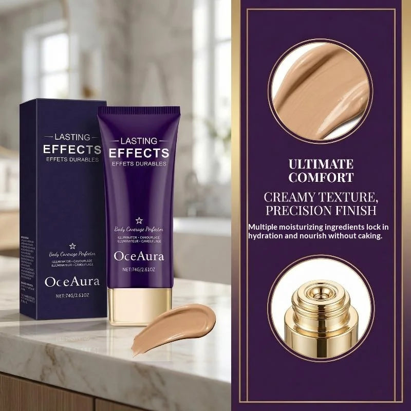 Natural Oceaura Concealer Series Lightweight Hydrating Blemish Cover Qme