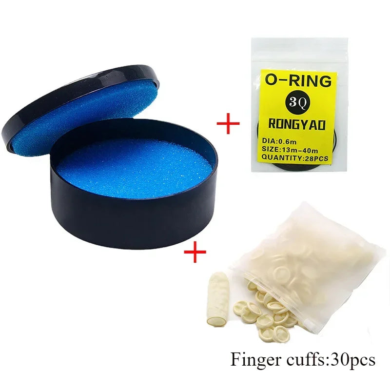 Watch Repair Tools 1box Watch Case Rubber Waterproof O-Ring Oil-resistant Watch Bottom Cover Gasket 0.5/0.6mm O-Ring Seal Gasket Qme B-0.6 with W 30pcs