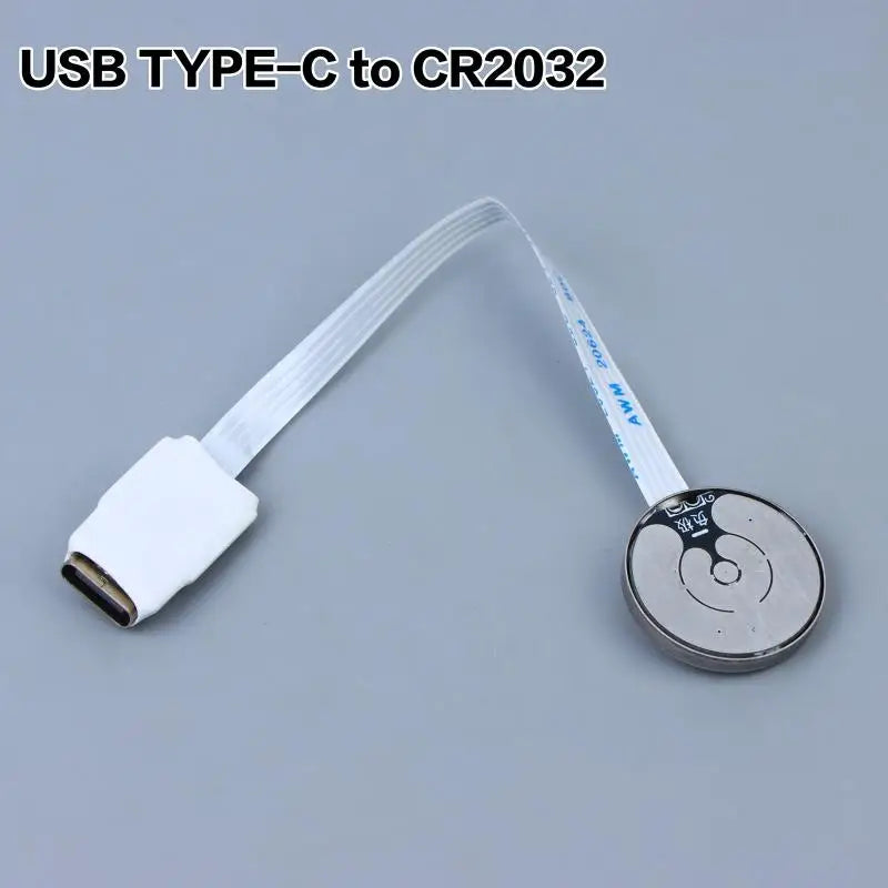 USB TYPE-C CR2032 Battery Adapter Converter 5-30V Input Thin FFC Cable Qme