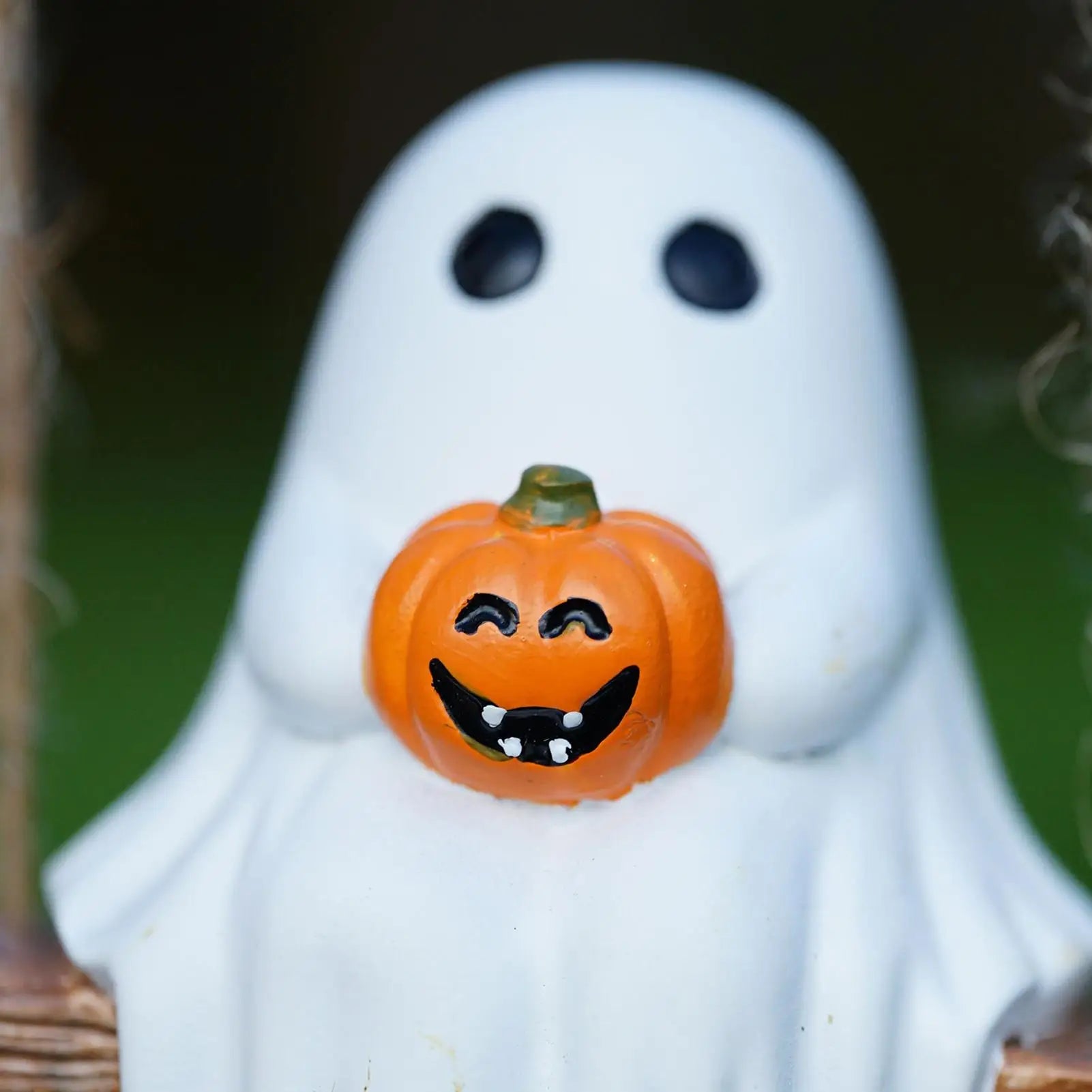 Ghost Pumpkin Ornaments Halloween Swing Holding Weather-resistant Qme