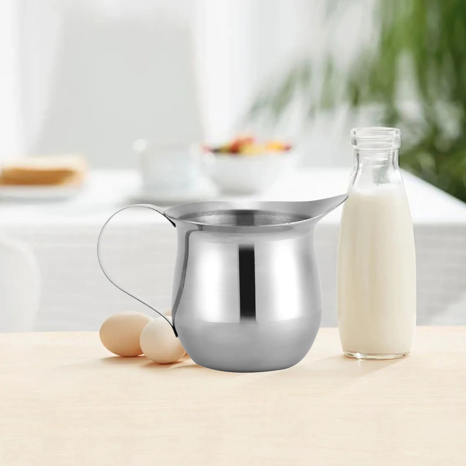 90/240ml Stainless Steel Milk Frothing Pitcher Cup Latte Art Coffee Jug Espresso Steaming Mug Barista Kitchen Tool Qme