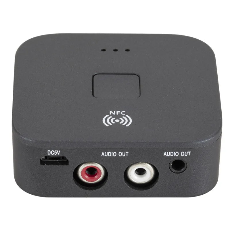 USB5.0 Bluetooth Audio Receiver NFC Car Bluetooth Speaker Amplifier Headset Wireless Adapter Supports Dual Audio Qme