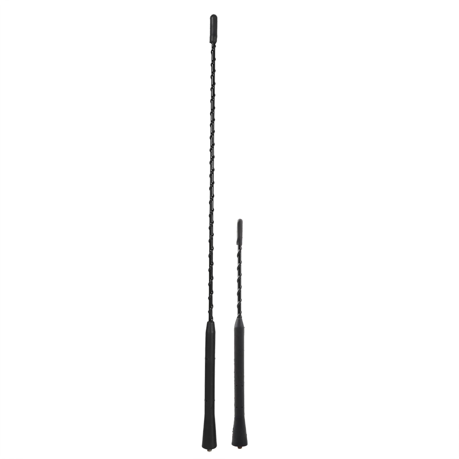 Aerial Antenna Screw on Antenna Roof Reception Antenna Car Auto Roof Mast Stereo Radio FM AM Amplified Booster Antenna Qme