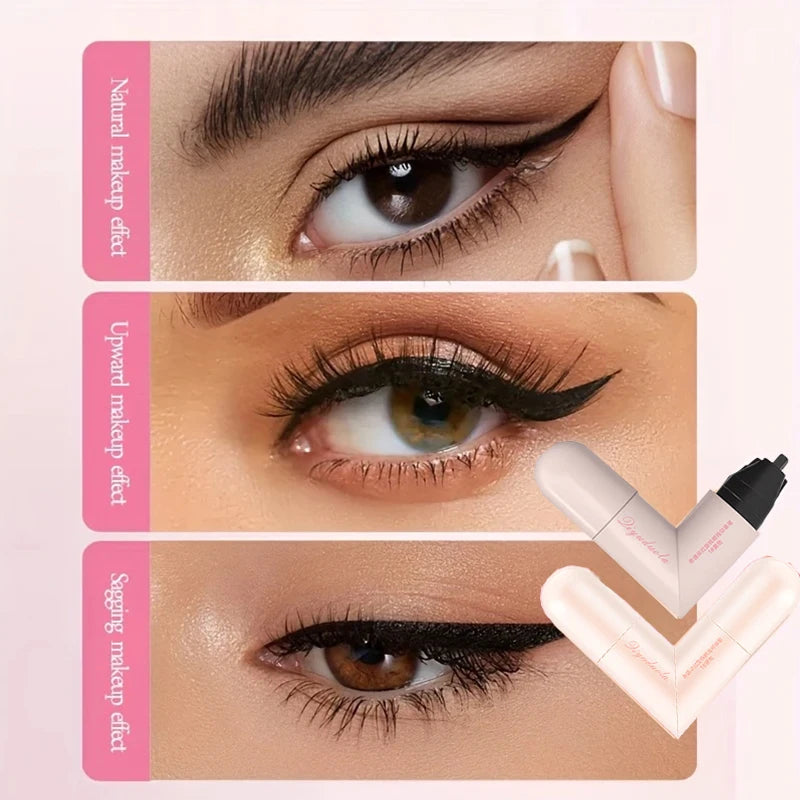 Rotating Eyeliner Stamp Pen Waterproof Sweat-resistant One-touch Qme