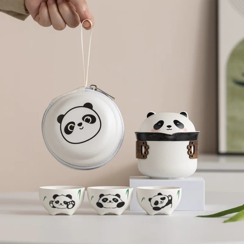 Panda Outdoor Camping Travel Tea Qme