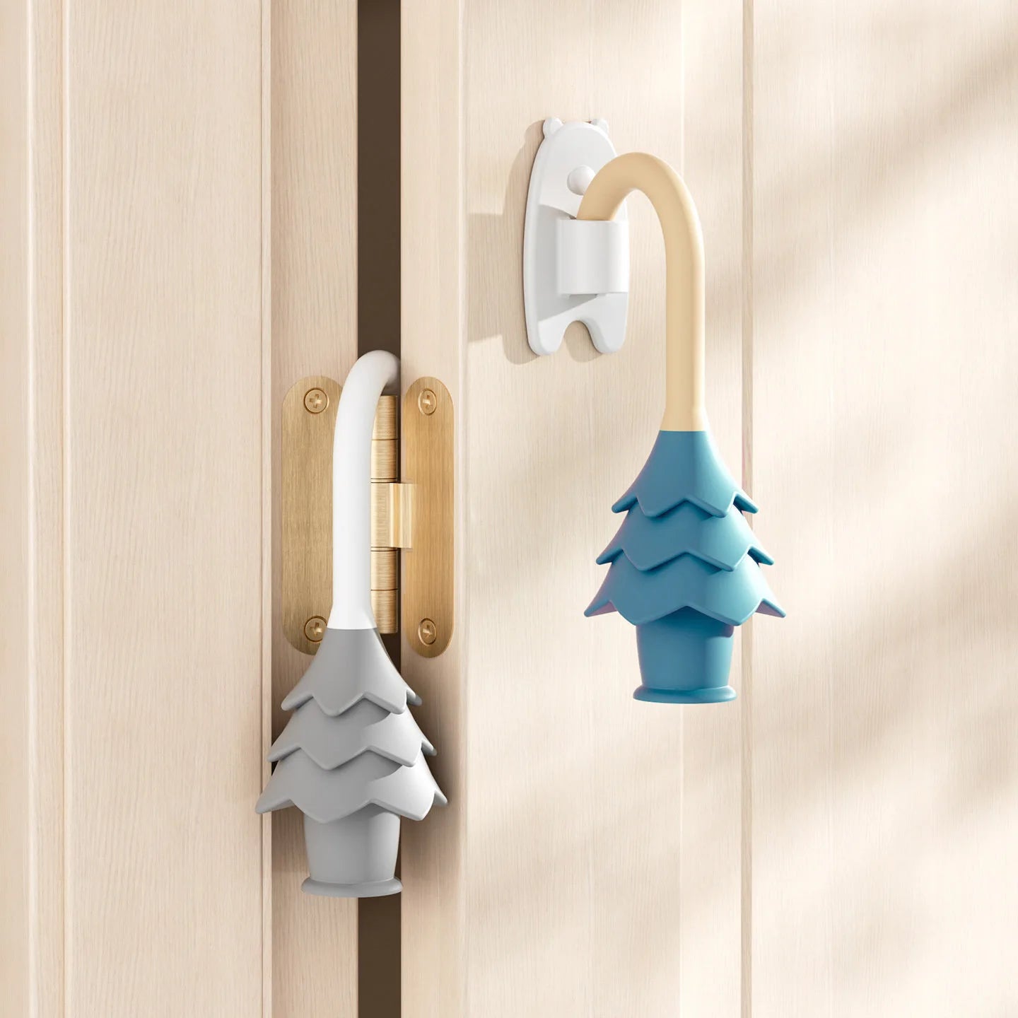 Child Safety Anti-Pinch Hand Door Lock Clamp Hanging Door Stopper Card Type - Prevents Closing for Extra Security Qme