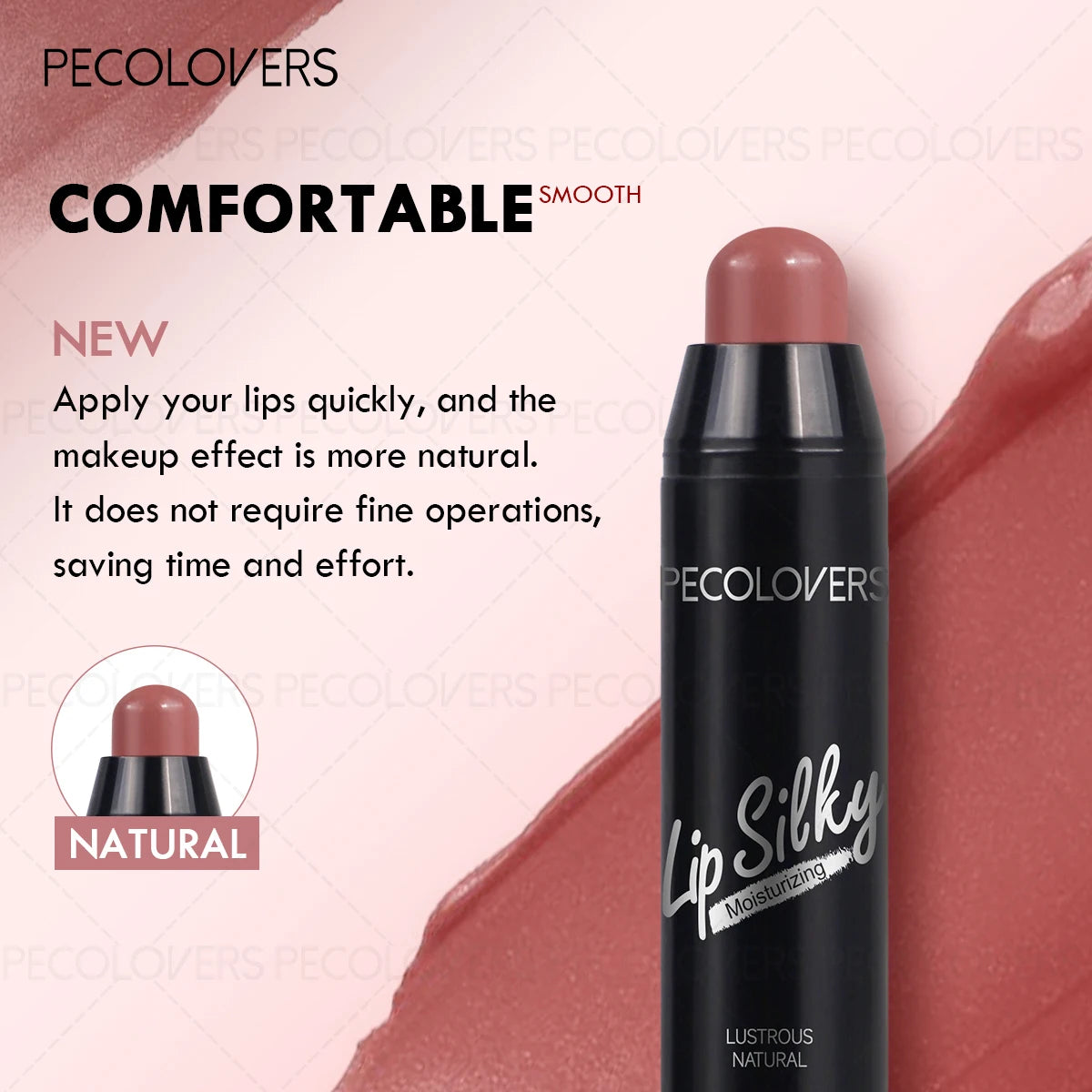 Moisturizing Lipstick Pen Long-lasting Rotating Plump Charming Lips Qme