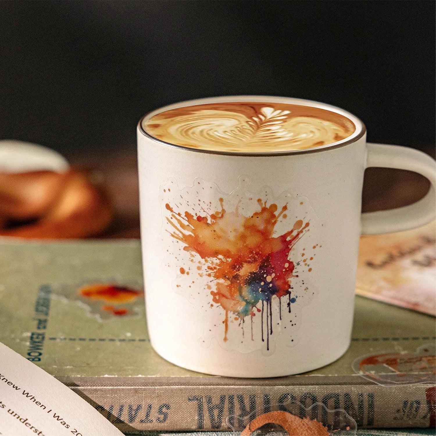 30Sheets/bag PET Sticker Bag Watercolor Blending Sticker Hand Account Collage Material For Greeting Card Notebooks Decoration Qme