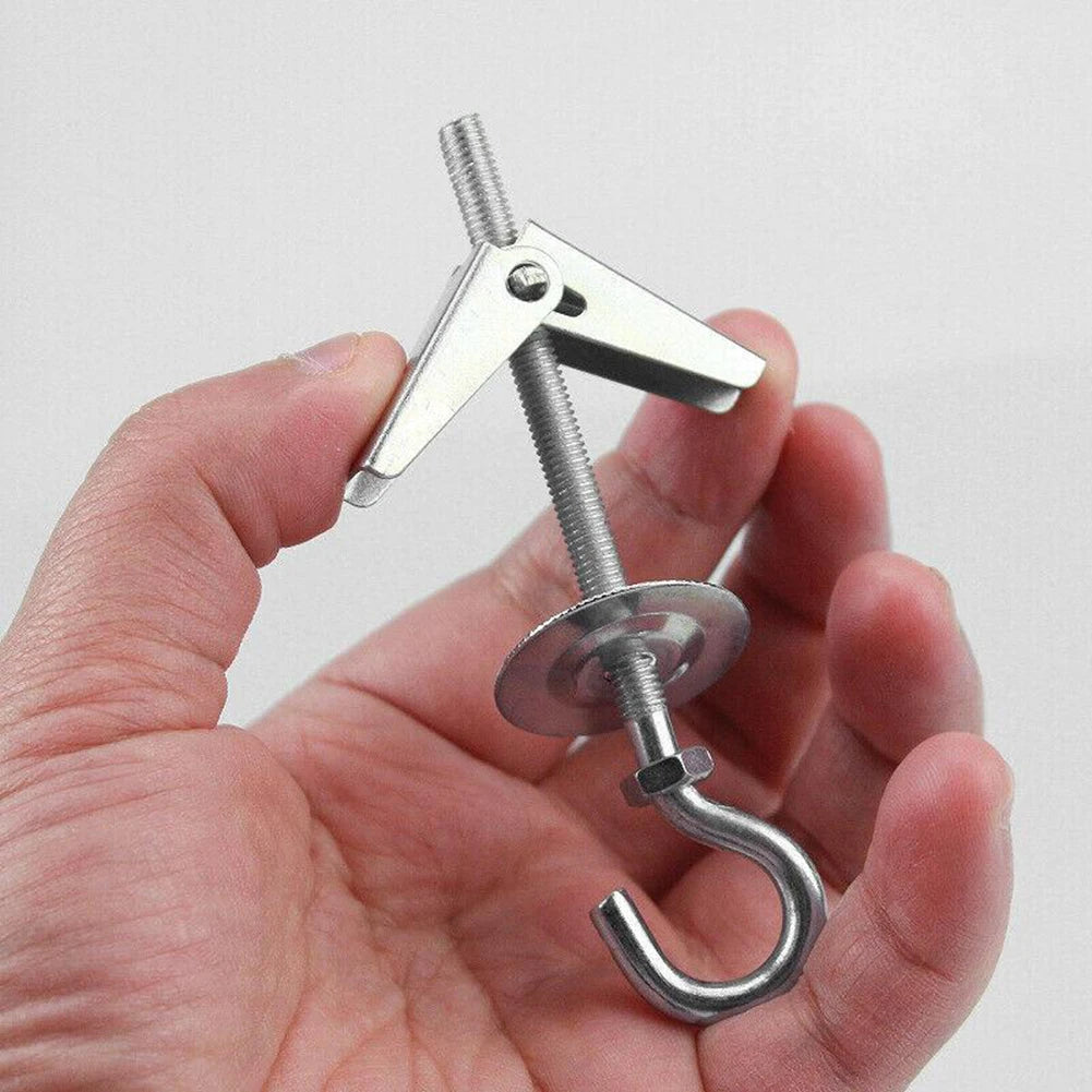 Ceiling Rotary Hook Reusable Metal Spring Toggle Wing Bolt Hanging Qme