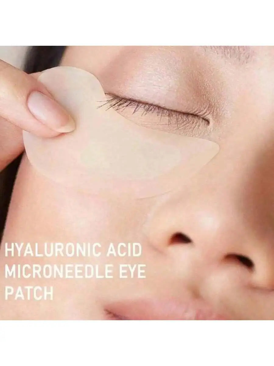 Micro-needle Eye Mask Patches Hyaluronic Acid Lift Tighten Reduce Qme
