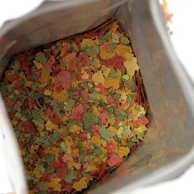 Tropical Ornamental Fish Thin Slice Food Aquarium Feed Seedling Qme
