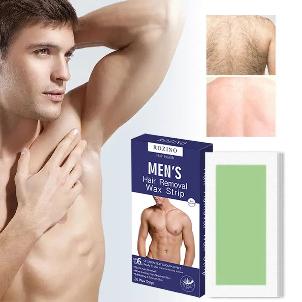 20stick Professional Hair Removal Wax Strips For Summer Depilation Double Sided Cold Wax Paper For Leg Body Face Useful M1U7 Qme