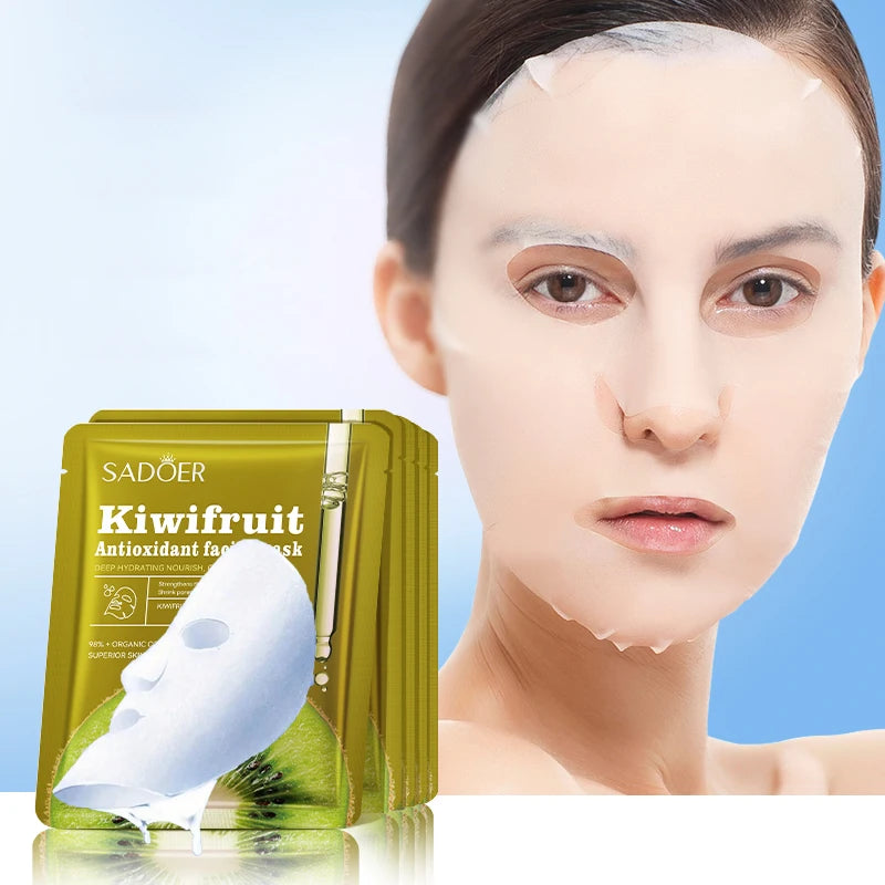 Kiwi Fruit Moisturizing Facial Mask Take Care Skin Autumn Winter Mild Qme
