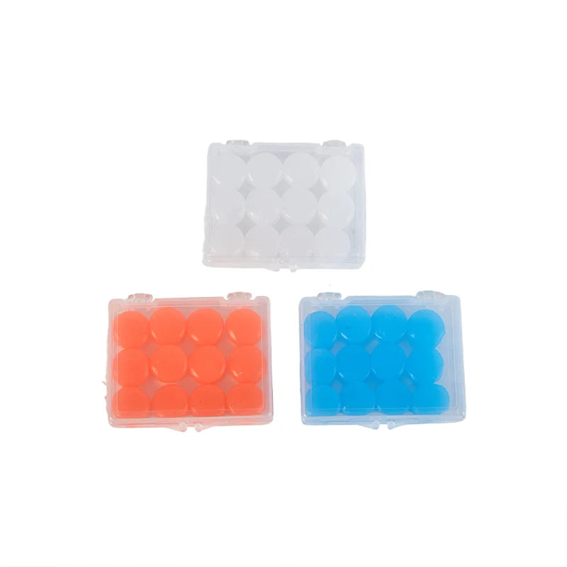 Reusable Silicone Wax Earplugs Ear Plug Swimming Moldable Noise Qme