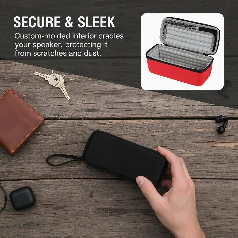 High-quality Carry Case Flip 6 Speaker Versatile Design All-weather Qme